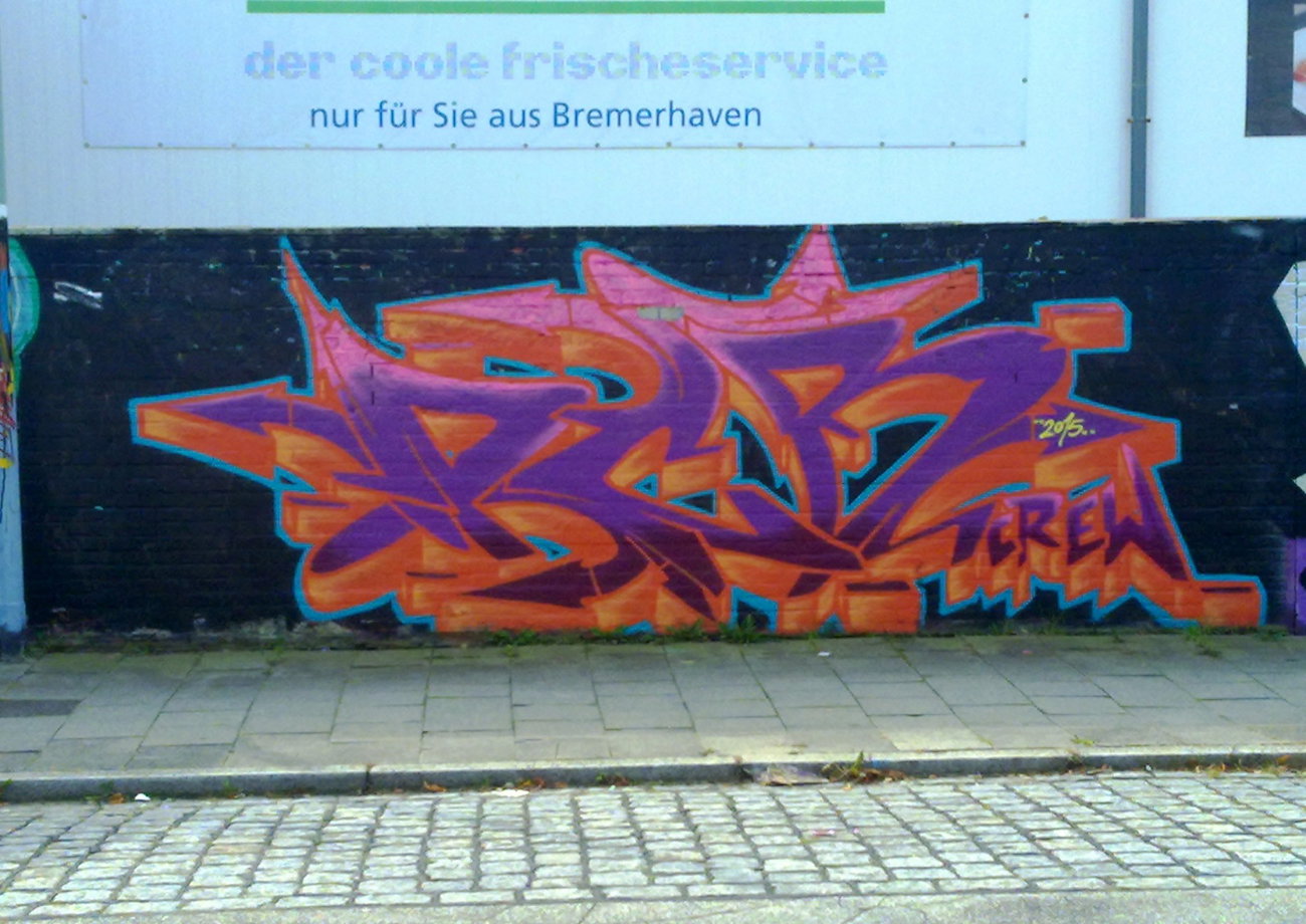 Graffiti Wall - Photo by ZUGZWANG - bremerhaven (2015)