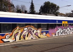 Graffiti Train - Photo by ZUGZWANG - niek (2017)