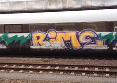 Graffiti Train - Photo by ZUGZWANG - rime (2017)