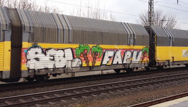 Graffiti Train - Photo by ZUGZWANG - sebi, fabu