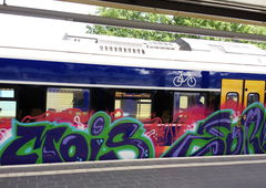 Graffiti Train - Photo by ZUGZWANG - mois (2017)