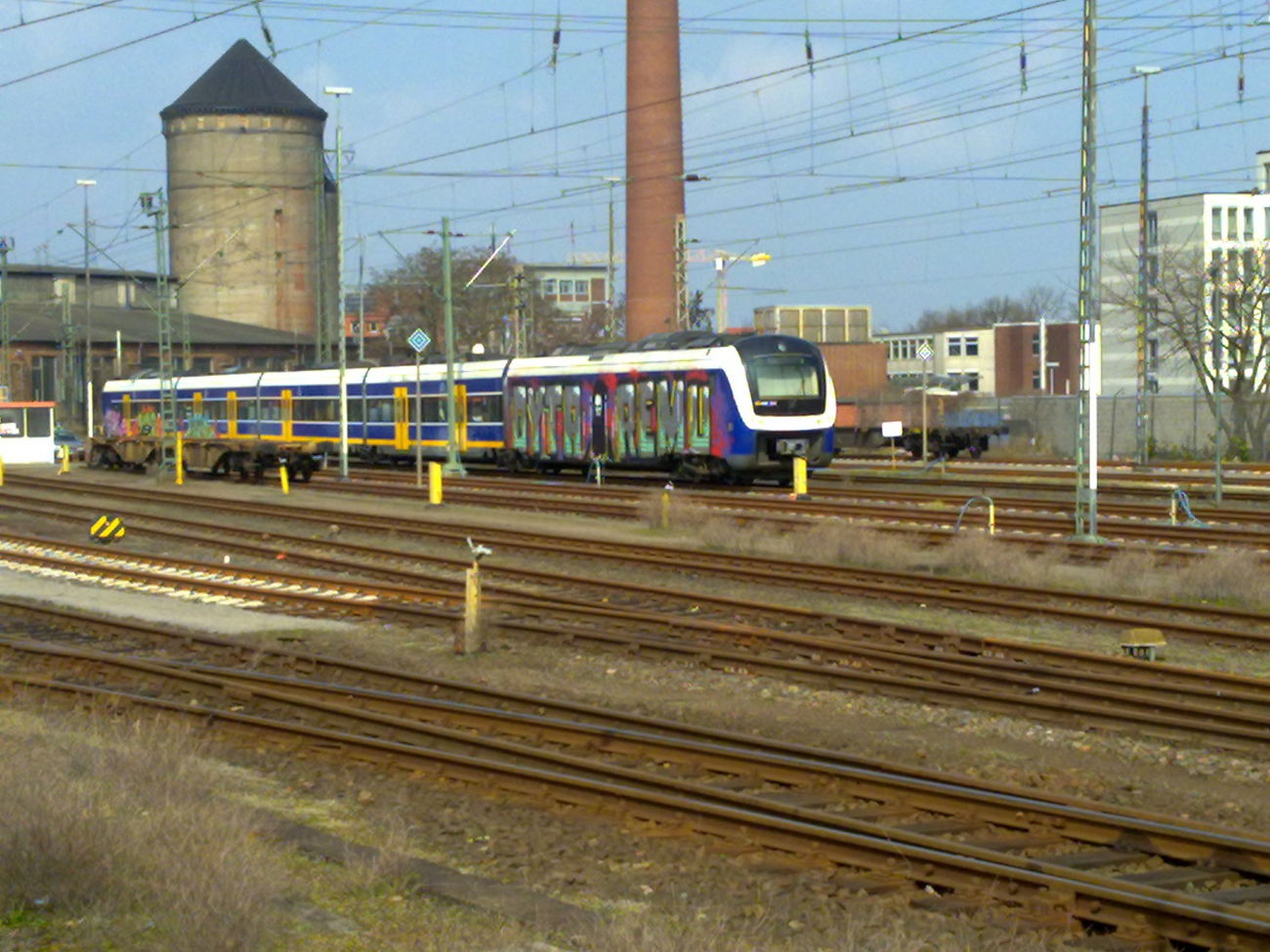Graffiti Train - Photo by ZUGZWANG - remu, bremen (2016)