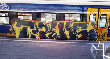 Graffiti Train - Photo by ZUGZWANG - bremerhaven, bremen, oldenburg (2015)