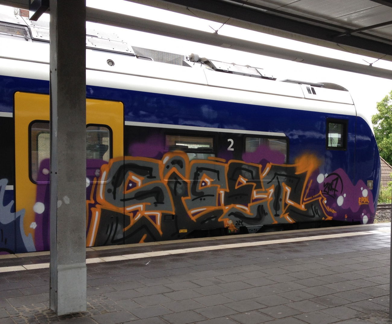 Graffiti Train - Photo by ZUGZWANG - siet (2017)