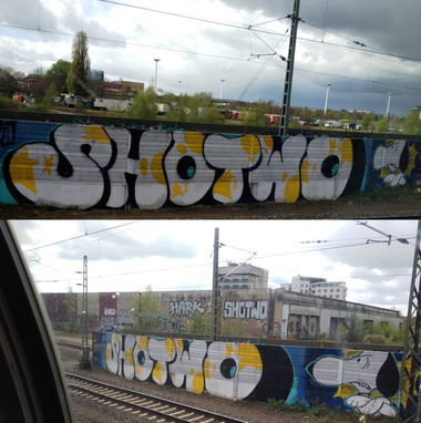 Graffiti Bombing - Photo by ZUGZWANG - shotwo