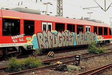 Graffiti Train - Photo by ZUGZWANG (2015)
