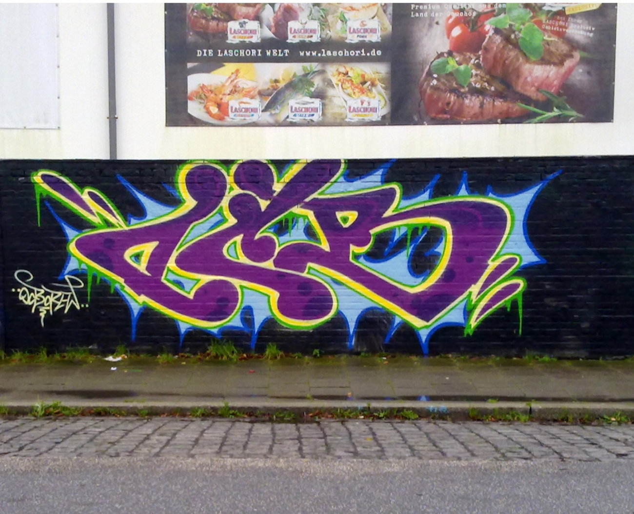 Graffiti Wall - Photo by ZUGZWANG - ocb, bremerhaven (2015)