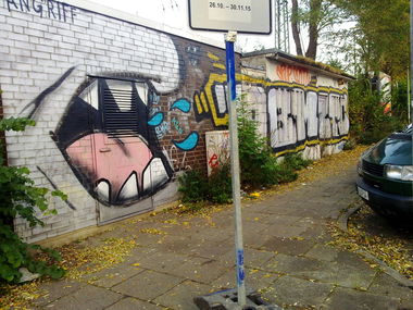 Graffiti Bombing - Photo by ZUGZWANG - abm, btc