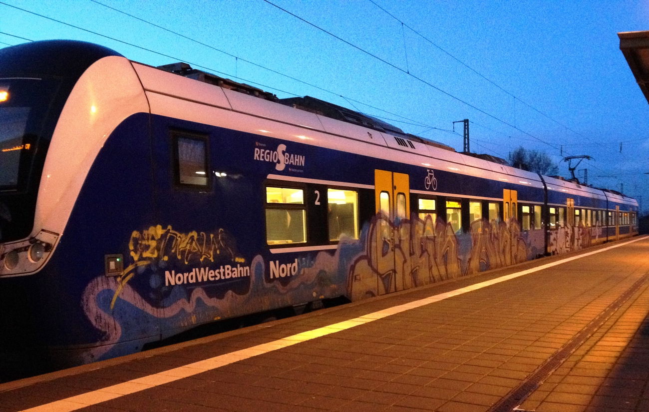 Graffiti Train - Photo by ZUGZWANG - skin, mine (2017)