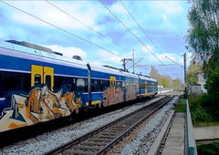 Graffiti Train - Photo by ZUGZWANG - niek (2017)