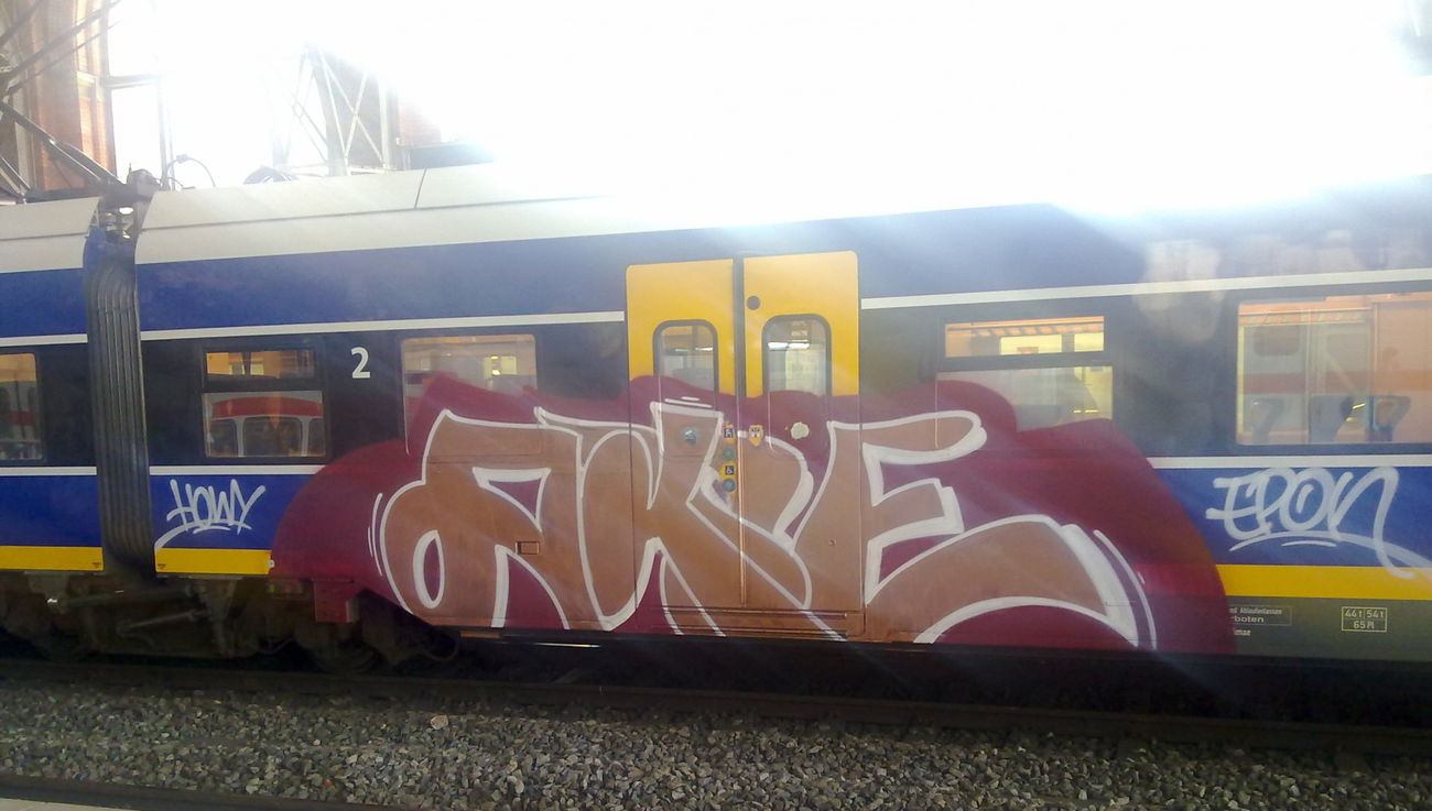 Graffiti Train - Photo by ZUGZWANG - akie (2016)