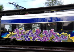 Graffiti Train - Photo by ZUGZWANG - kalm (2018)