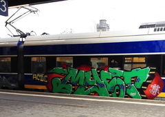 Graffiti Train - Photo by ZUGZWANG - myst (2018)