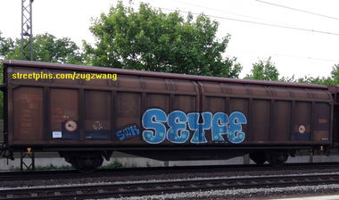 Graffiti Train - Photo by ZUGZWANG - seyfe, swk