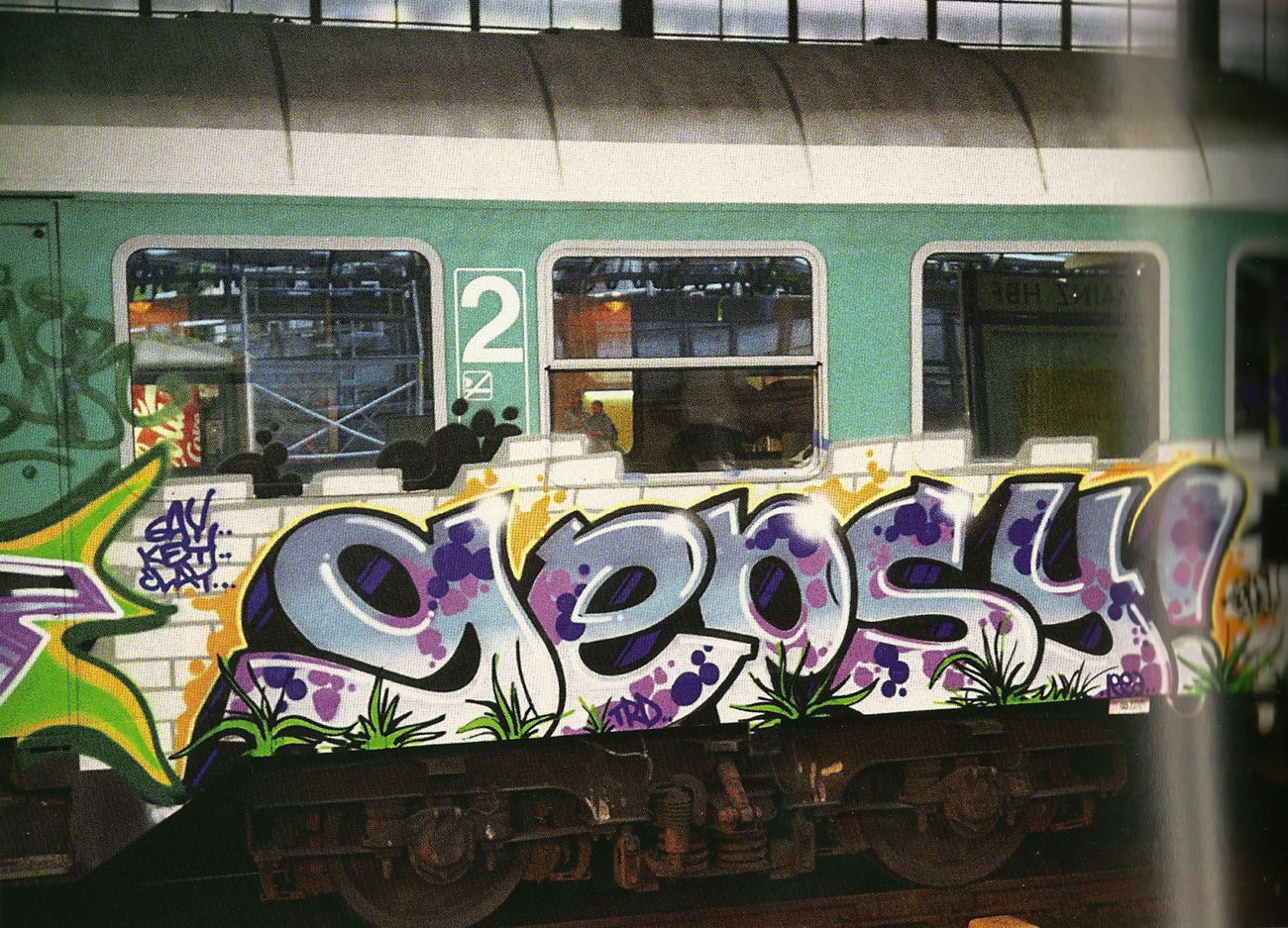Graffiti Train - Photo by ZUGZWANG - jepsy, gepsy