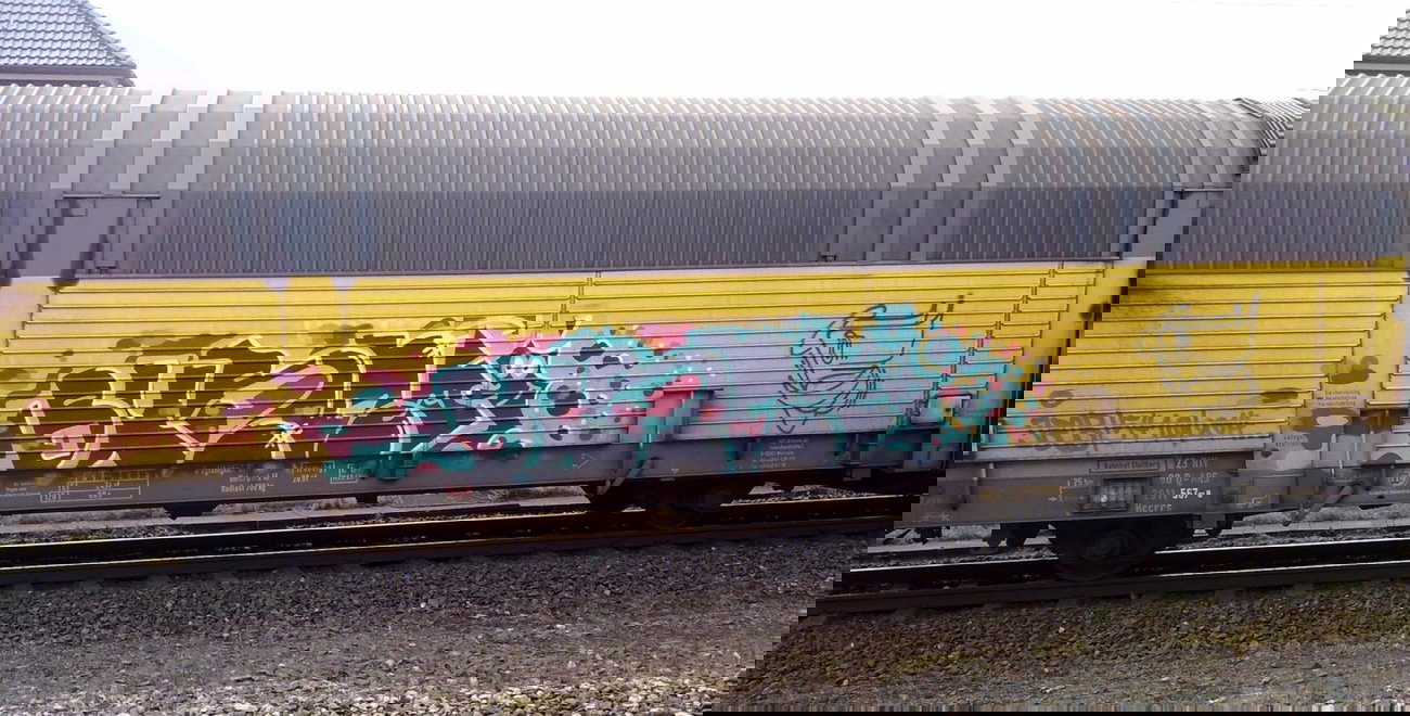 Graffiti Train - Photo by ZUGZWANG - bremerhaven
