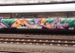 Graffiti Train - Photo by ZUGZWANG (2017)