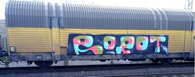Graffiti Train - Photo by ZUGZWANG - bremerhaven