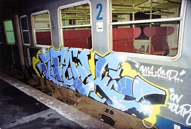 Graffiti Train - Photo by ZUGZWANG