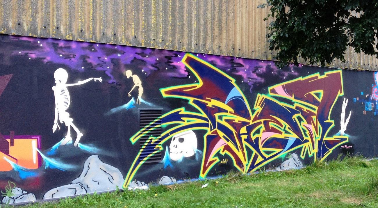 Graffiti Wall - Photo by ZUGZWANG (2017)