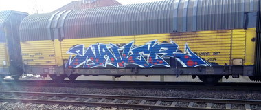 Graffiti Train - Photo by ZUGZWANG - bremerhaven