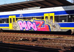 Graffiti Train - Photo by ZUGZWANG - mnz (2018)