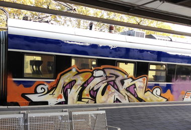 Graffiti Train - Photo by ZUGZWANG - niek (2017)