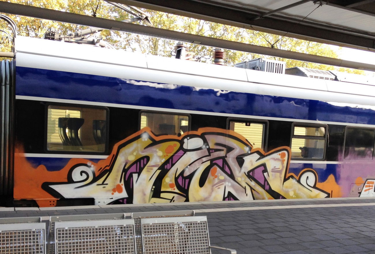 Graffiti Train - Photo by ZUGZWANG - niek (2017)