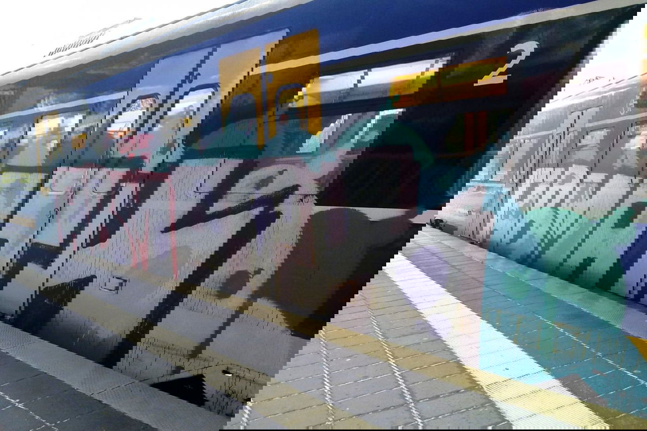 Graffiti Train - Photo by ZUGZWANG - abm, atk, bremerhaven (2015)