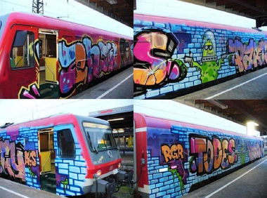 Graffiti Train - Photo by ZUGZWANG