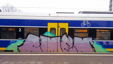 Graffiti Train - Photo by ZUGZWANG - amen, bremerhaven, bremen (2016)