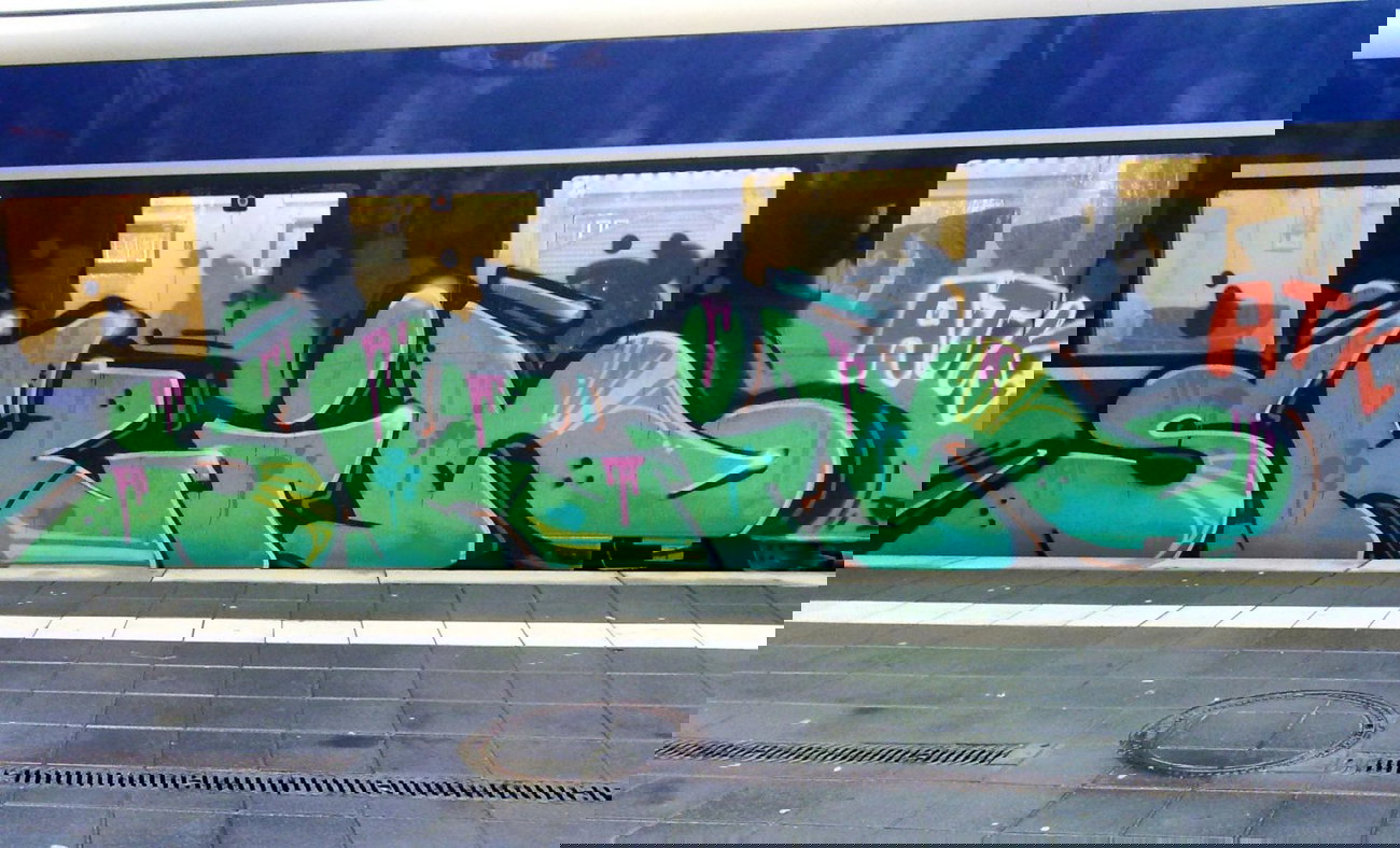 Graffiti Train - Photo by ZUGZWANG - skin, bremerhaven, 27 (2014)