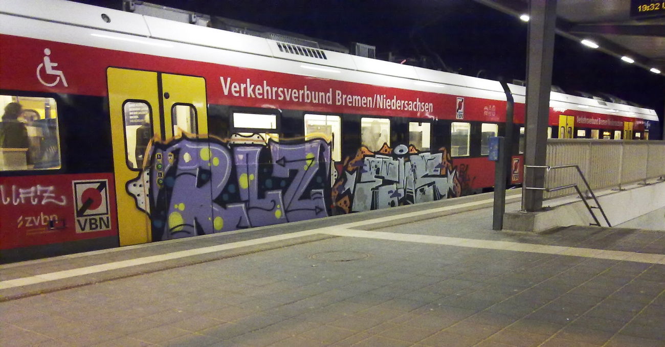 Graffiti Train - Photo by ZUGZWANG - rlz (2017)