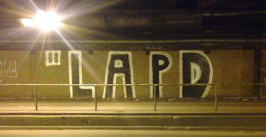 Graffiti Bombing - Photo by ZUGZWANG - lapd