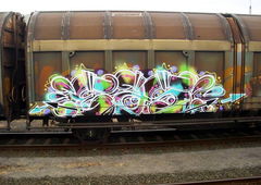 Graffiti Train - Photo by ZUGZWANG