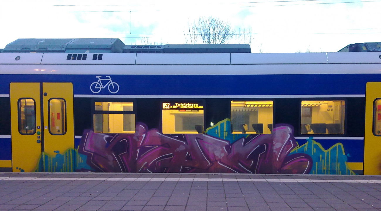 Graffiti Train - Photo by ZUGZWANG - niek (2016)