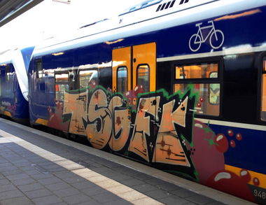 Graffiti Train - Photo by ZUGZWANG - ts, gfr (2018)