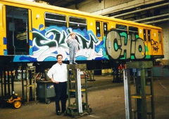 Graffiti Train - Photo by ZUGZWANG - skim, chio