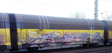 Graffiti Train - Photo by ZUGZWANG - bremerhaven