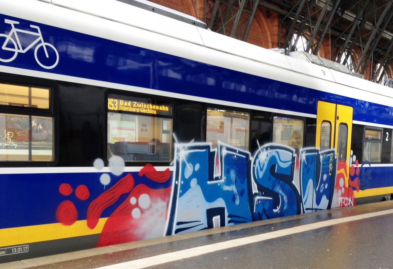 Graffiti Train - Photo by ZUGZWANG (2018)