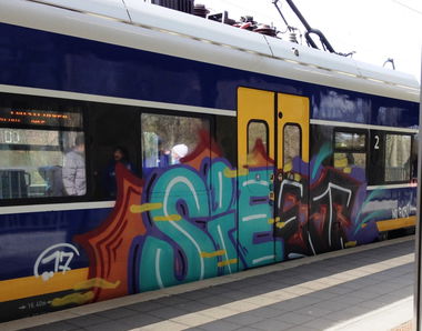 Graffiti Train - Photo by ZUGZWANG - siet (2017)