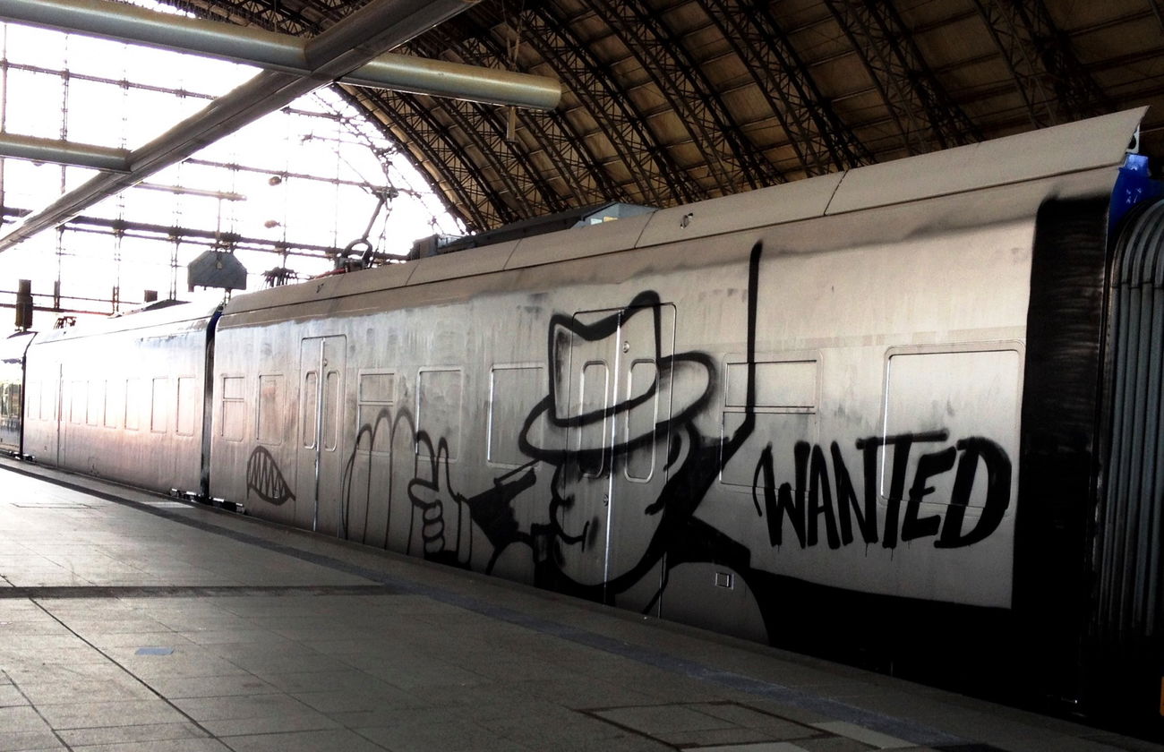 Graffiti Train - Photo by ZUGZWANG - wanted (2018)