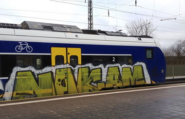 Graffiti Train - Photo by ZUGZWANG - nakam (2017)