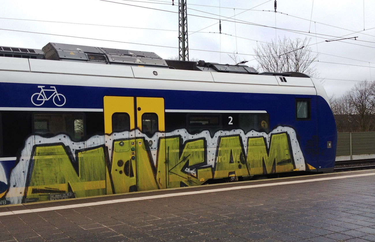 Graffiti Train - Photo by ZUGZWANG - nakam (2017)