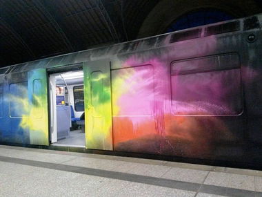 Graffiti Train - Photo by ZUGZWANG - hamburg