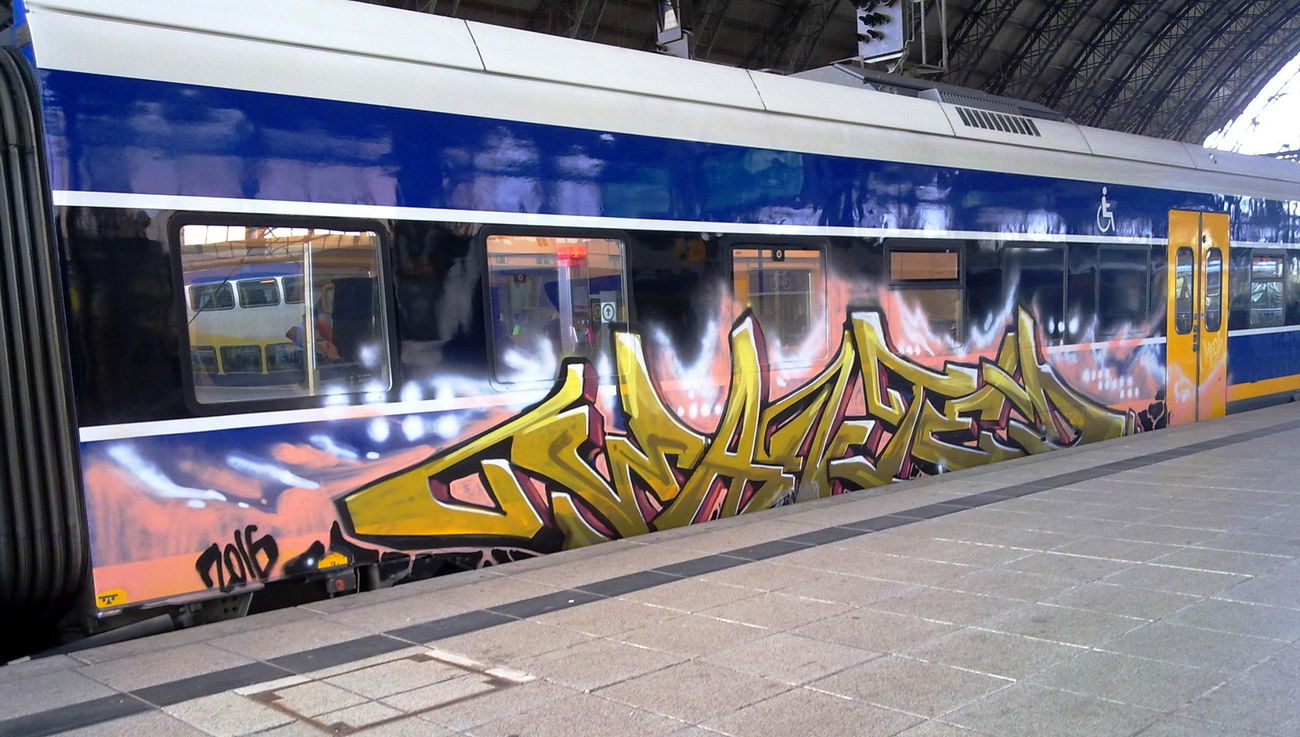 Graffiti Train - Photo by ZUGZWANG - wanted (2016)