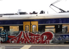 Graffiti Train - Photo by ZUGZWANG - wanted (2017)