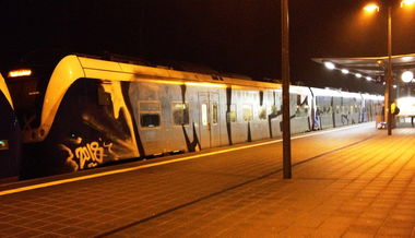 Graffiti Train - Photo by ZUGZWANG - mnz, ilt, abs (2018)