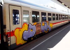 Graffiti Train - Photo by ZUGZWANG (2017)