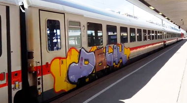 Graffiti Train - Photo by ZUGZWANG (2017)
